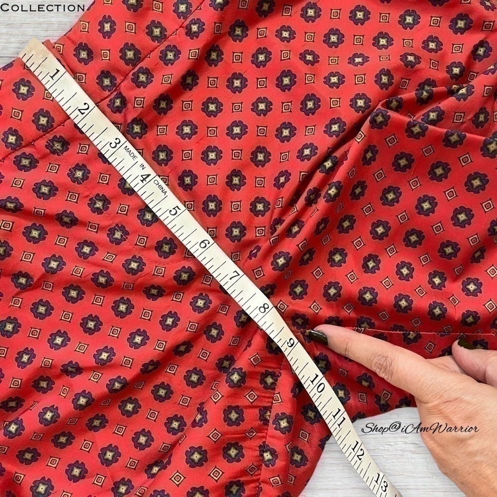 J.Crew Collection silk neck-tie foulard print cigarette pants *shop@iamwarrior - Picture 8 of 11